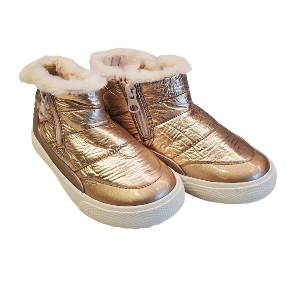 Cat and Jack Rose Gold Indiana Boots Childrens Boots Winter Boots Size 5